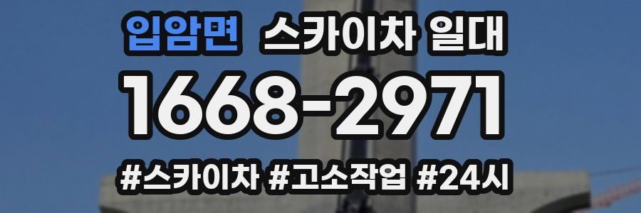 입암면 스카이차 일대
