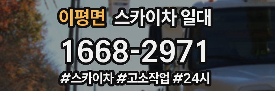 이평면 스카이차 일대