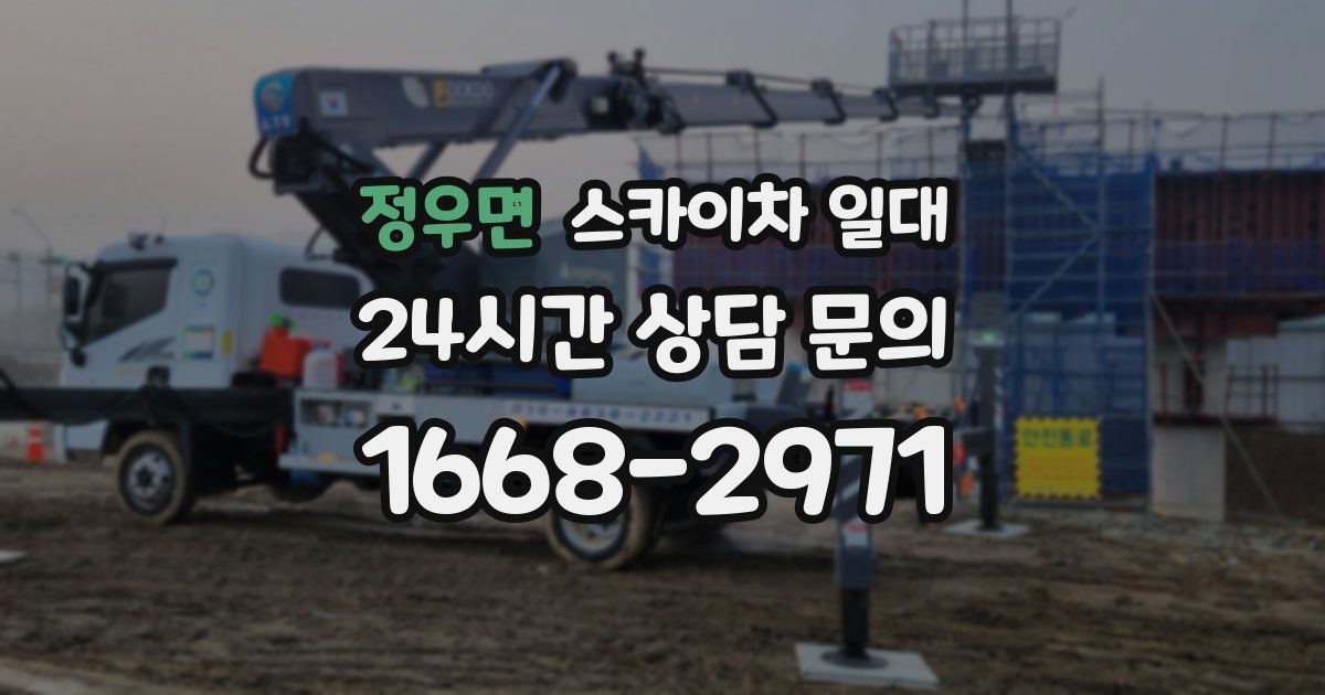 정우면 스카이차 일대