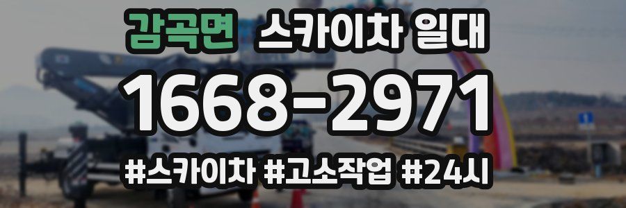 감곡면 스카이차 일대