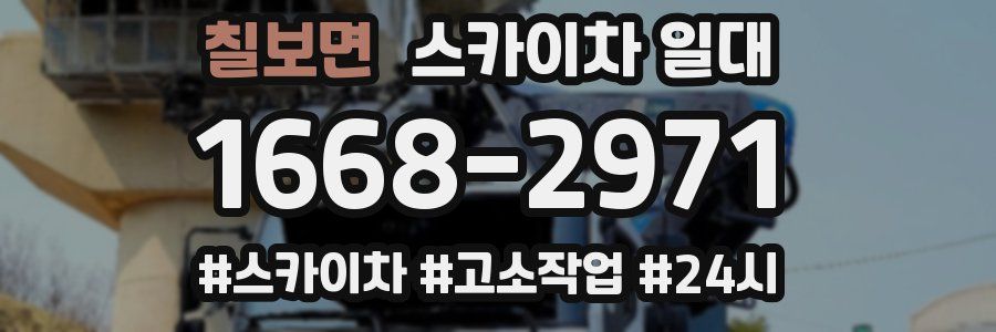 칠보면 스카이차 일대