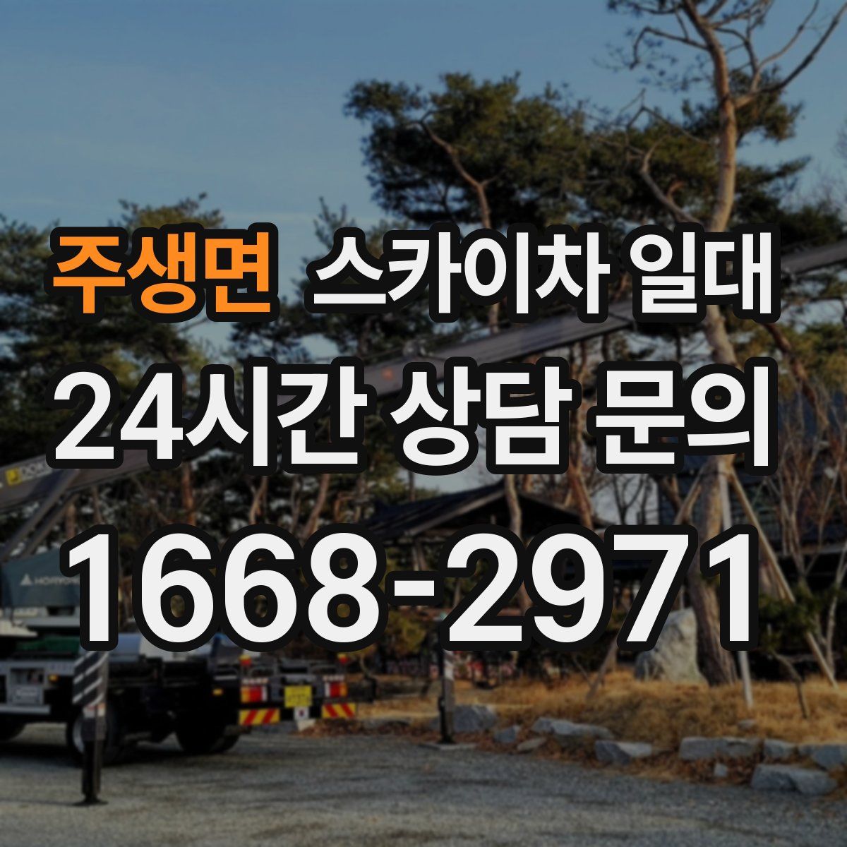 주생면 스카이차 일대