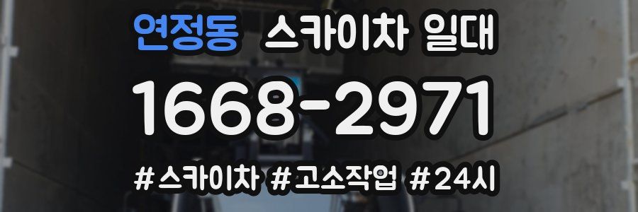 연정동 스카이차 일대