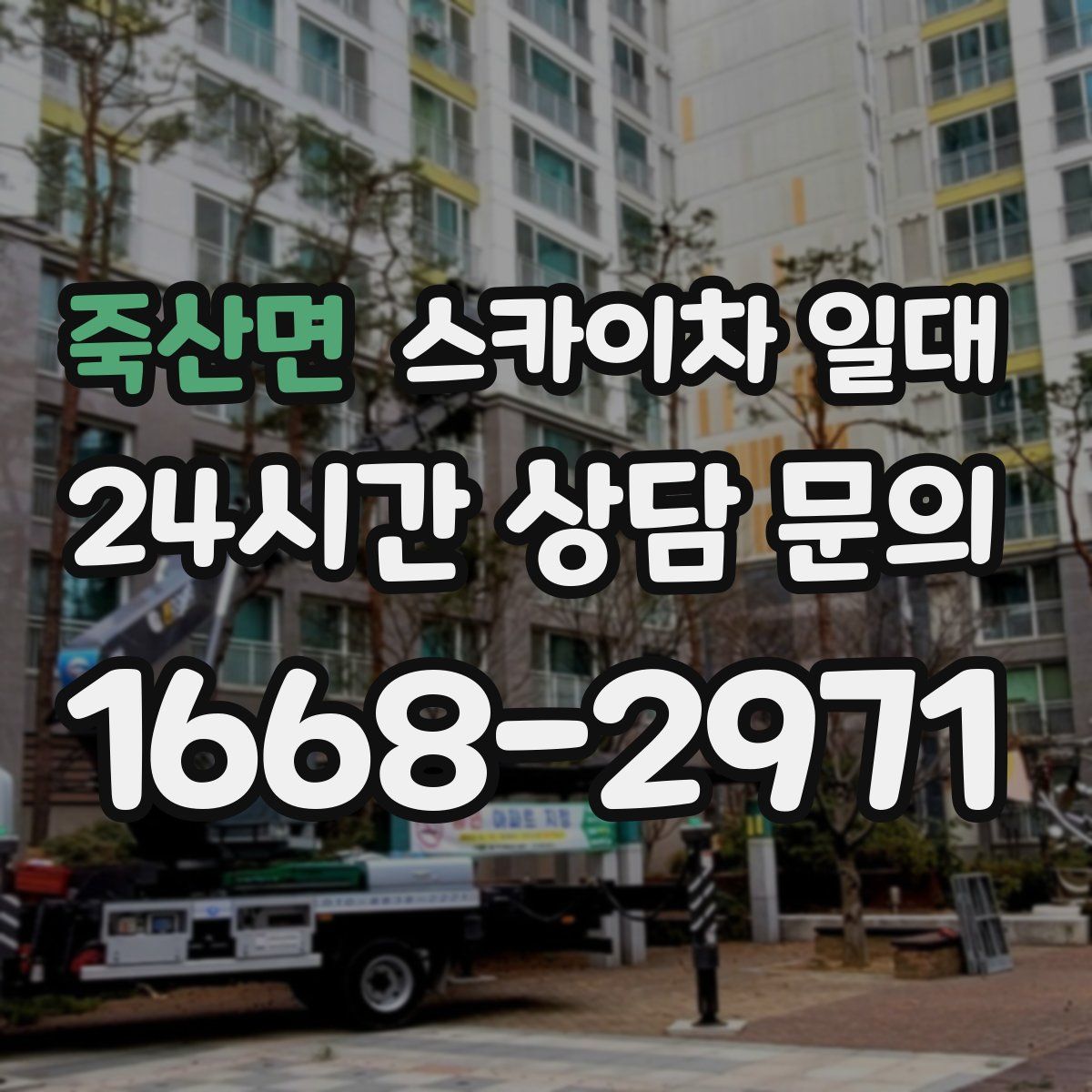죽산면 스카이차 일대