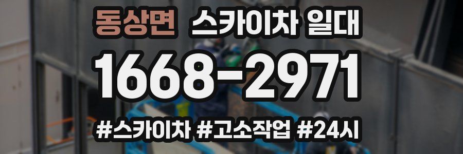 동상면 스카이차 일대