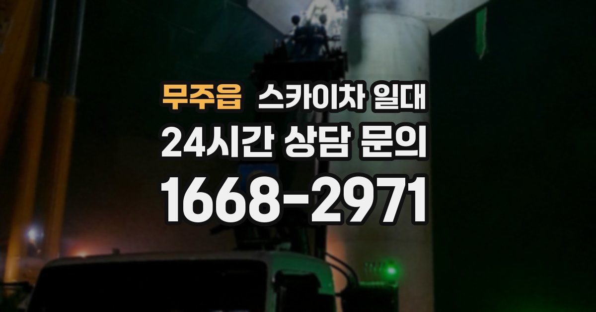 무주읍 스카이차 일대