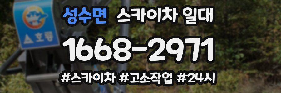성수면 스카이차 일대