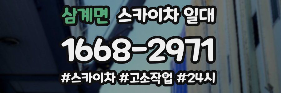 삼계면 스카이차 일대