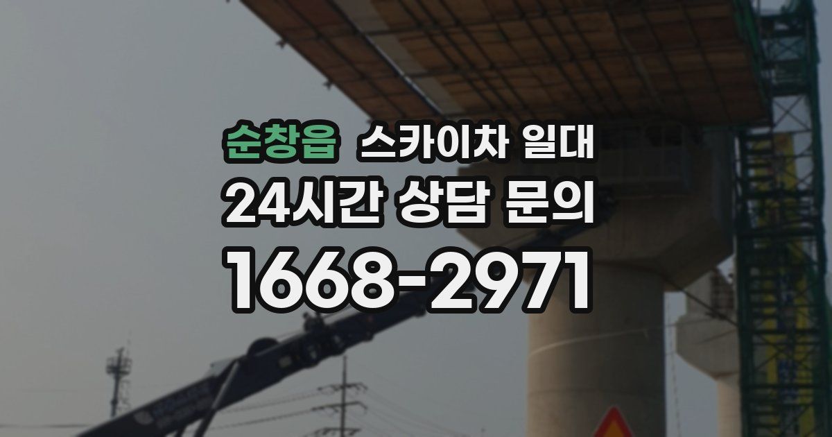 순창읍 스카이차 일대