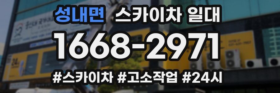 성내면 스카이차 일대