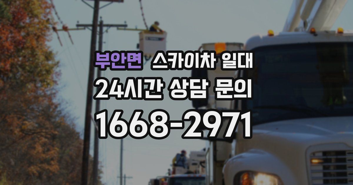부안면 스카이차 일대