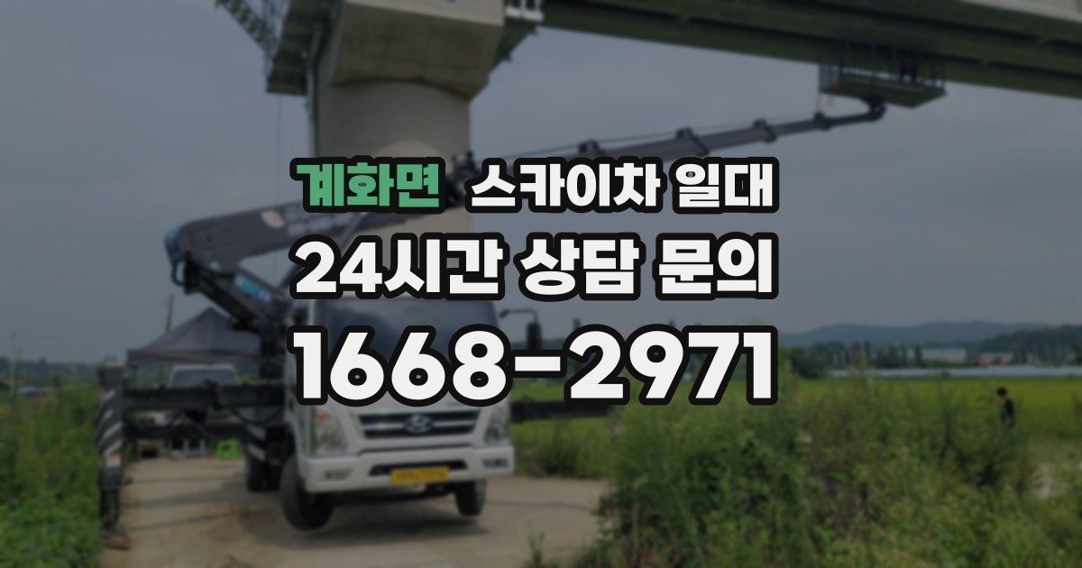 계화면 스카이차 일대