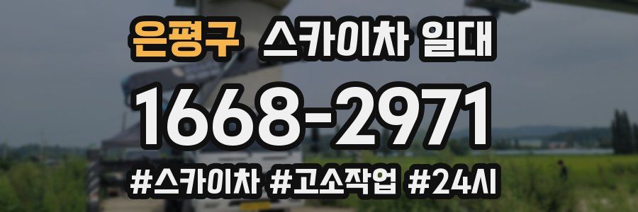 은평구 스카이차 일대