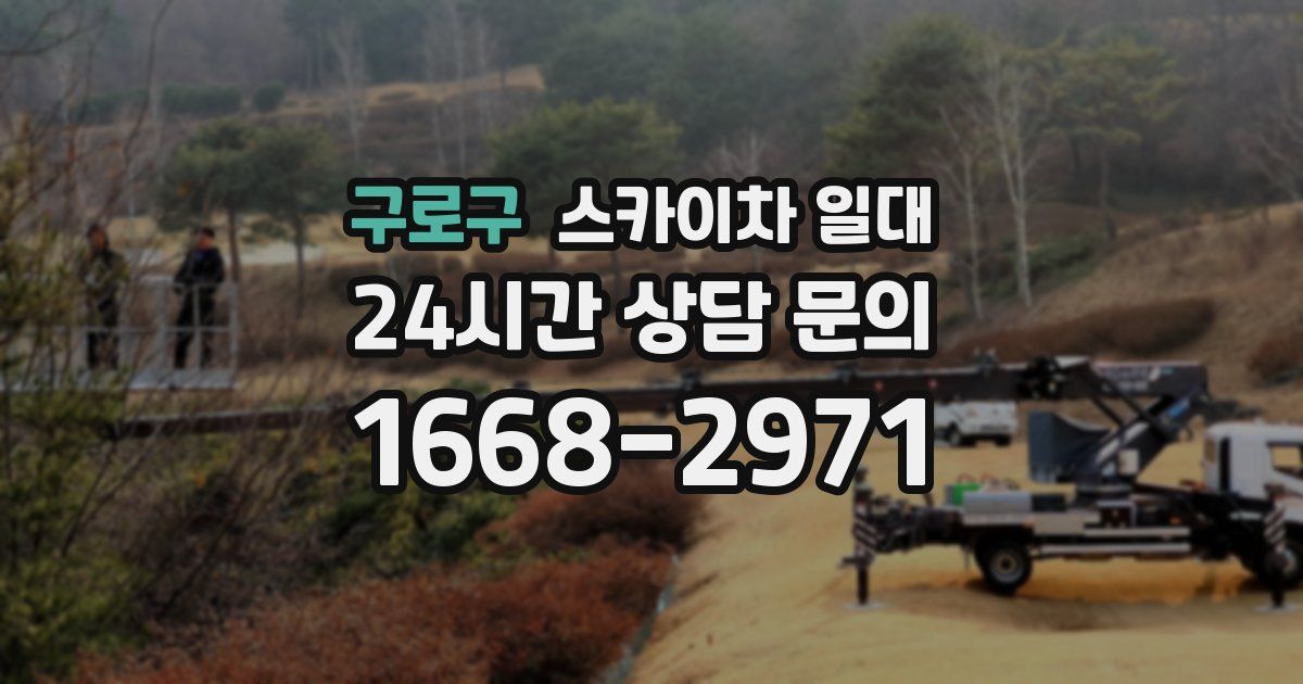 구로구 스카이차 일대