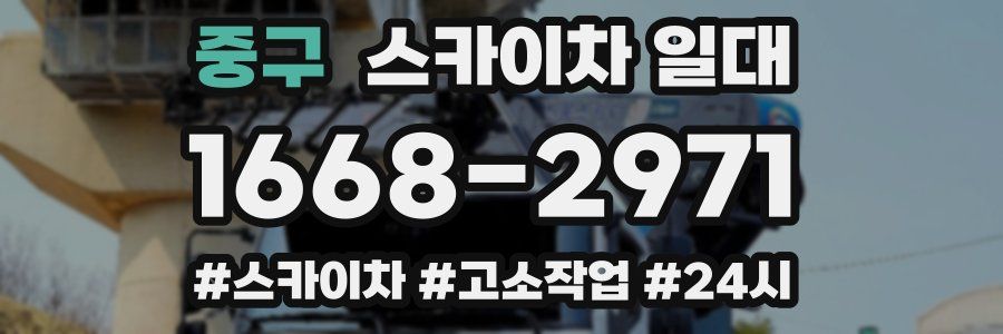 중구 스카이차 일대