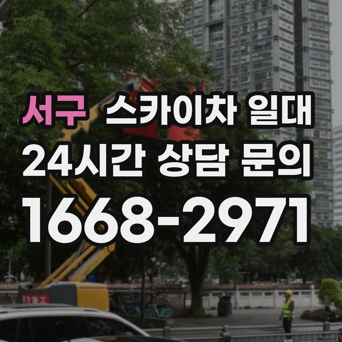 서구 스카이차 일대
