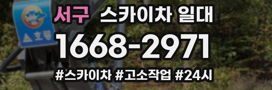 서구 스카이차 일대