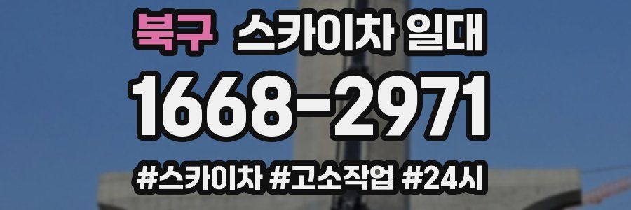 북구 스카이차 일대