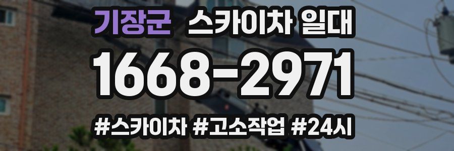 기장군 스카이차 일대