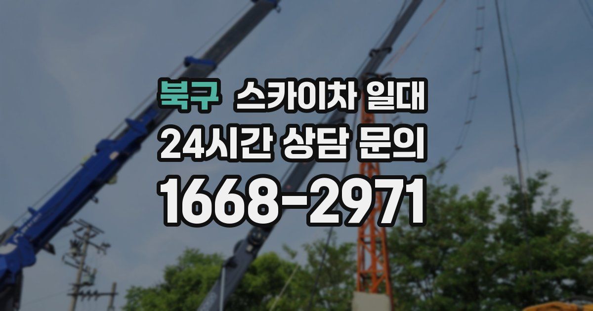 북구 스카이차 일대