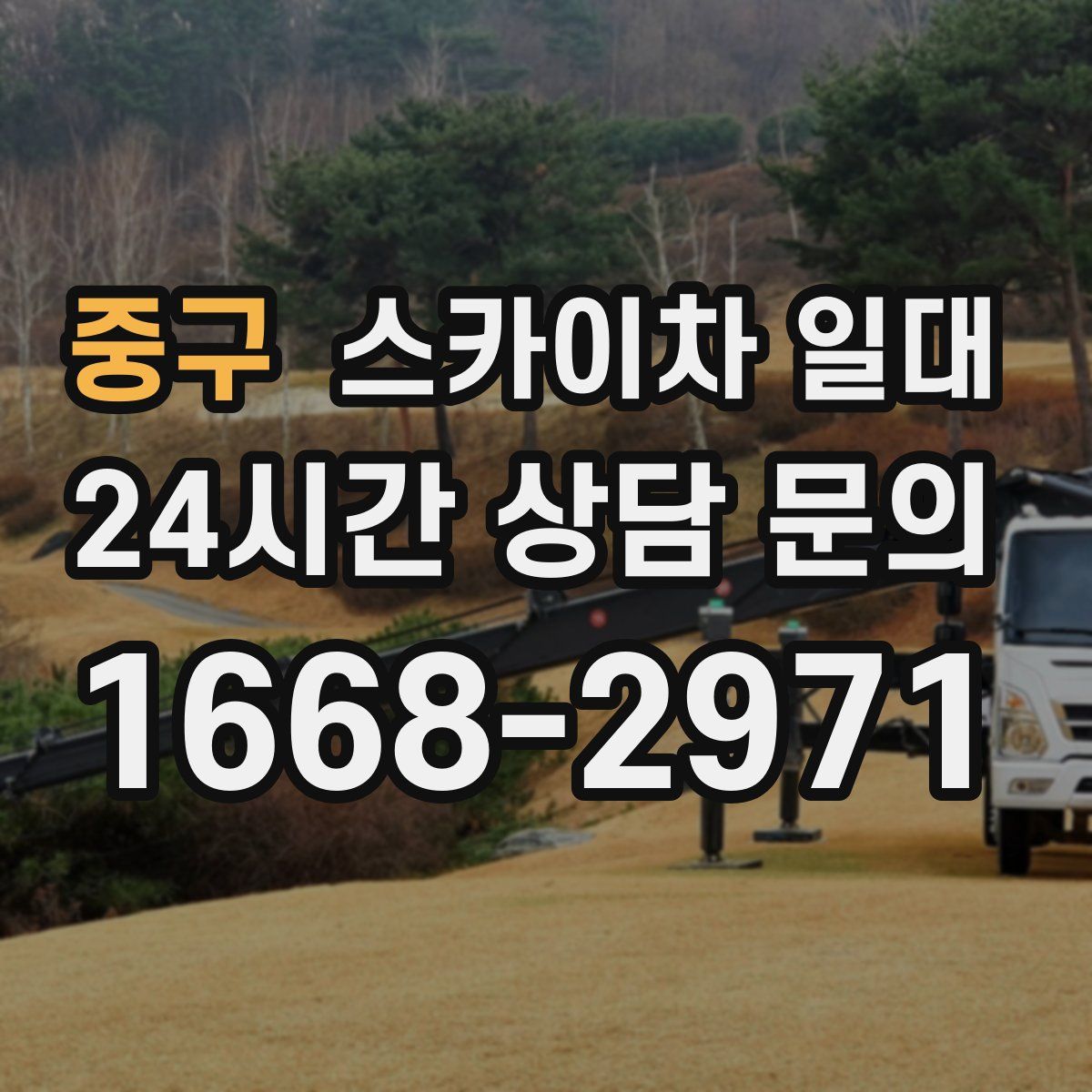 중구 스카이차 일대