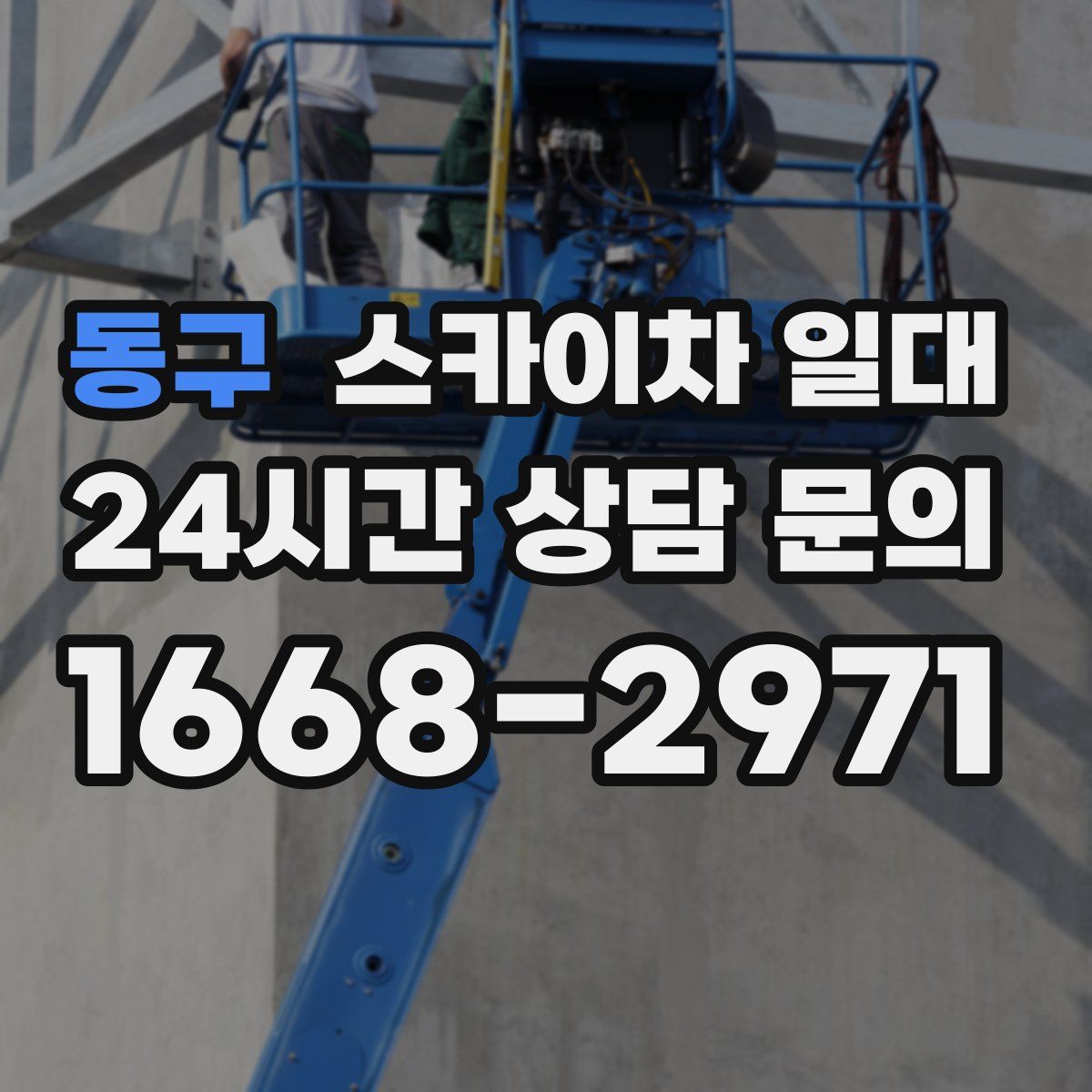 동구 스카이차 일대
