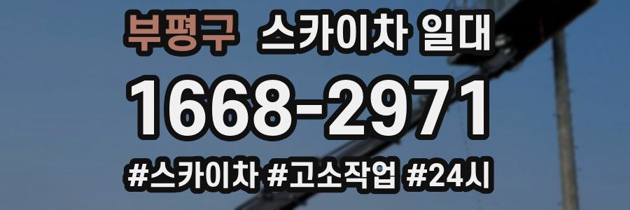 부평구 스카이차 일대