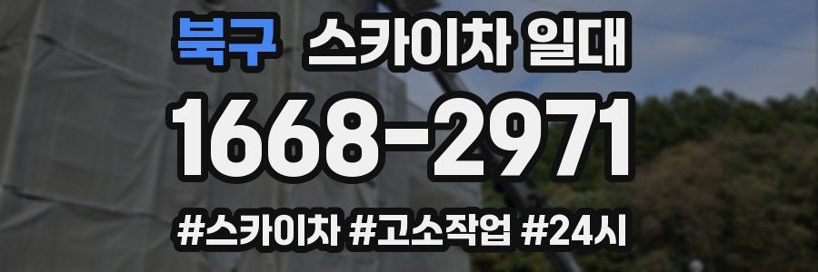 북구 스카이차 일대