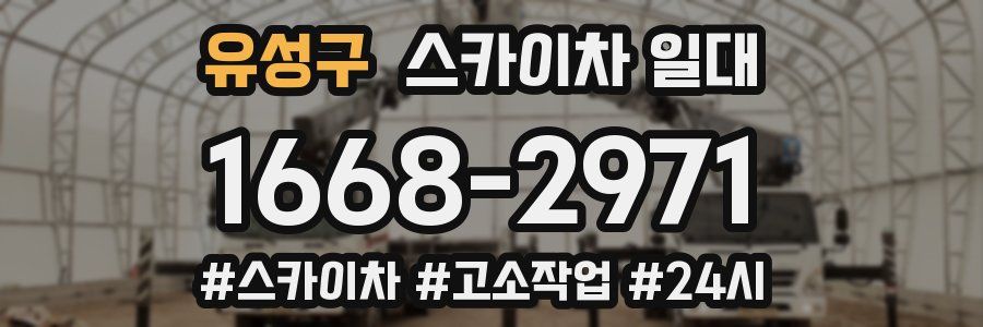 유성구 스카이차 일대