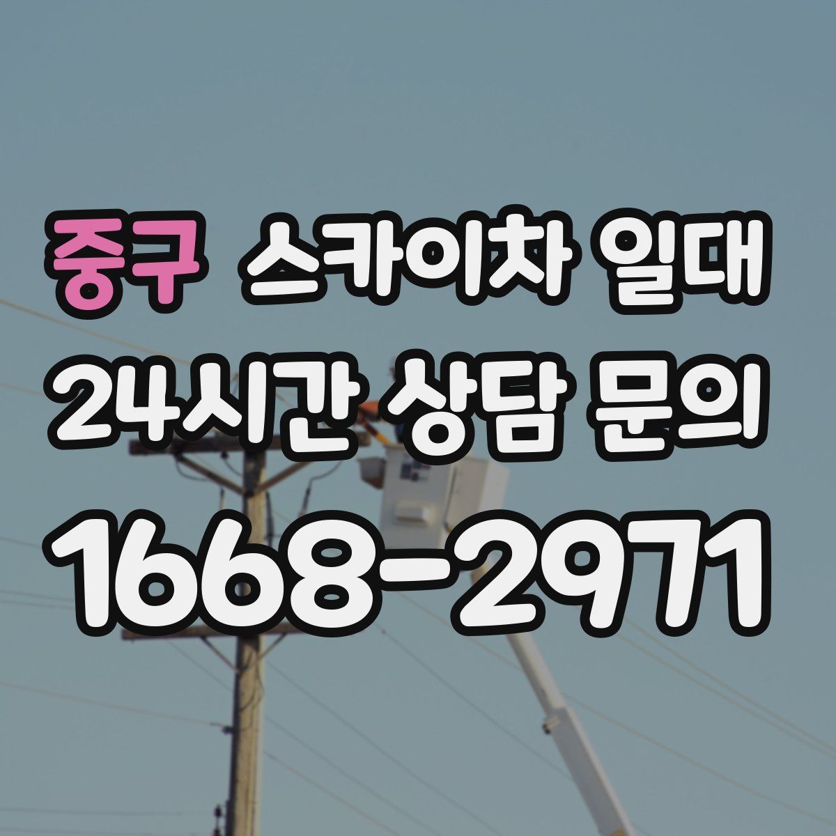 중구 스카이차 일대