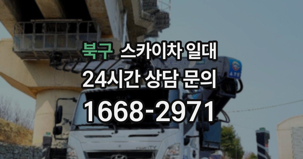 북구 스카이차 일대