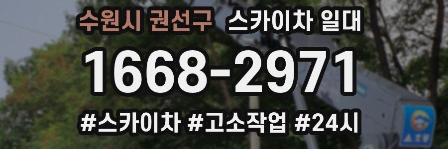 수원시 권선구 스카이차 일대