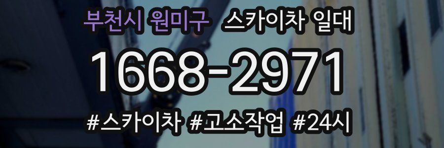 부천시 원미구 스카이차 일대