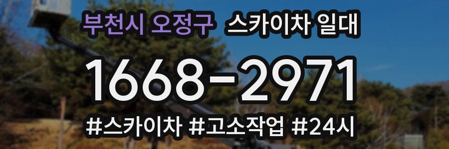 부천시 오정구 스카이차 일대