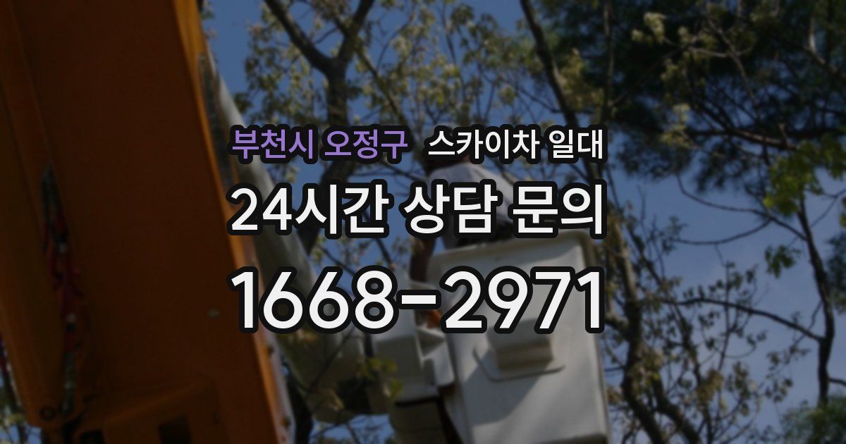 부천시 오정구 스카이차 일대
