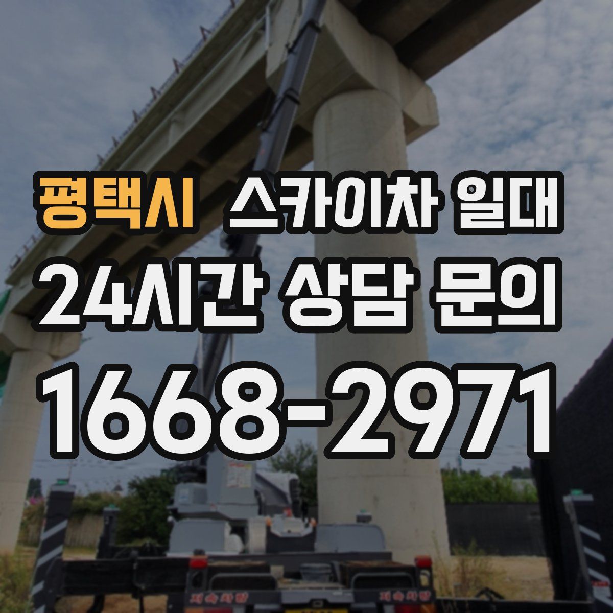 평택시 스카이차 일대