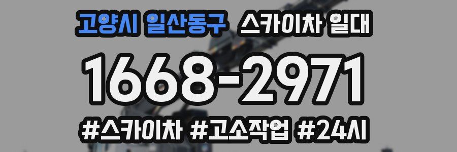 고양시 일산동구 스카이차 일대