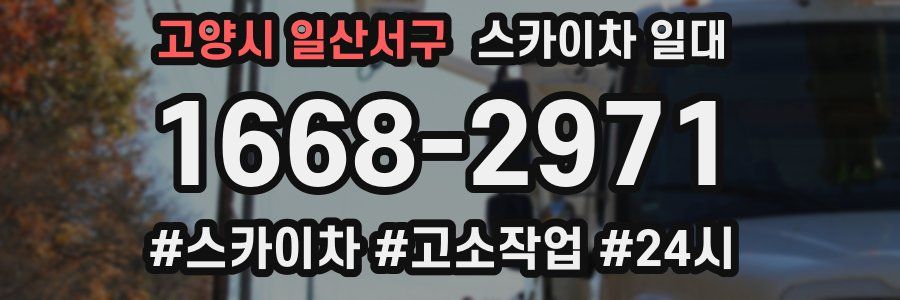 고양시 일산서구 스카이차 일대