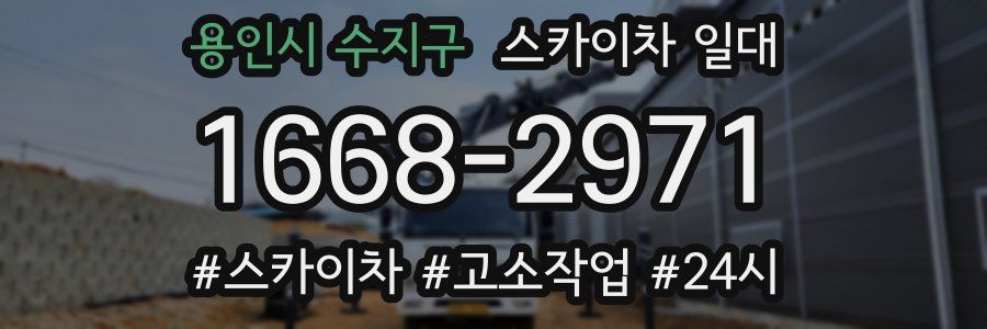 용인시 수지구 스카이차 일대