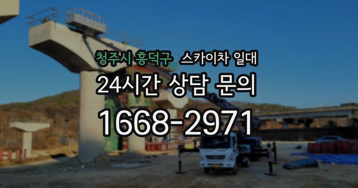 청주시 흥덕구 스카이차 일대