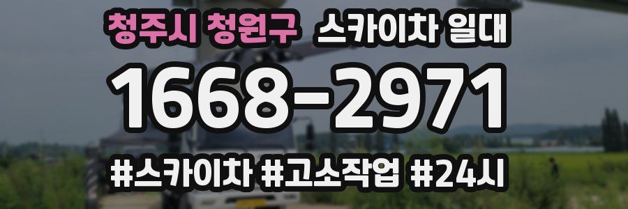 청주시 청원구 스카이차 일대