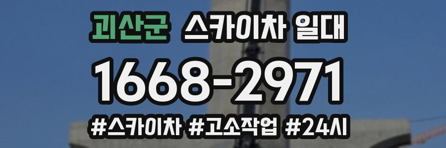 괴산군 스카이차 일대