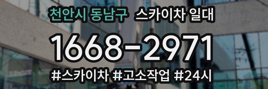 천안시 동남구 스카이차 일대