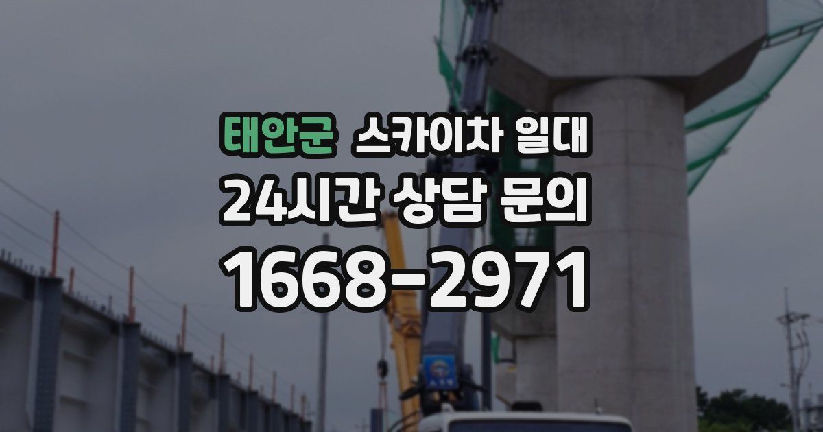 태안군 스카이차 일대