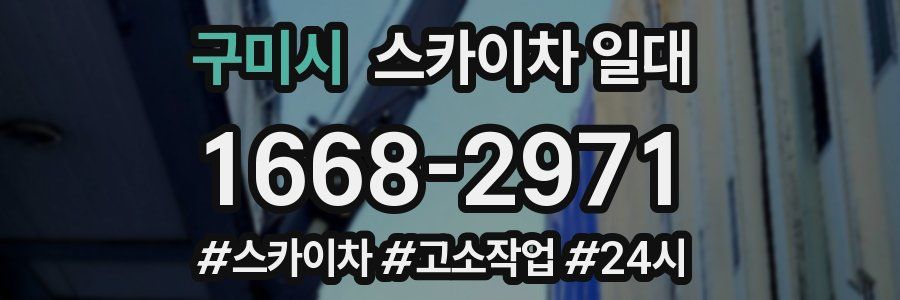 구미시 스카이차 일대