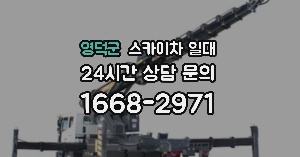 영덕군 스카이차 일대