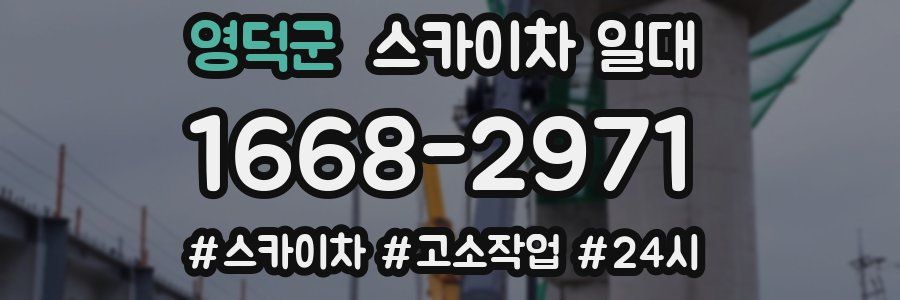 영덕군 스카이차 일대