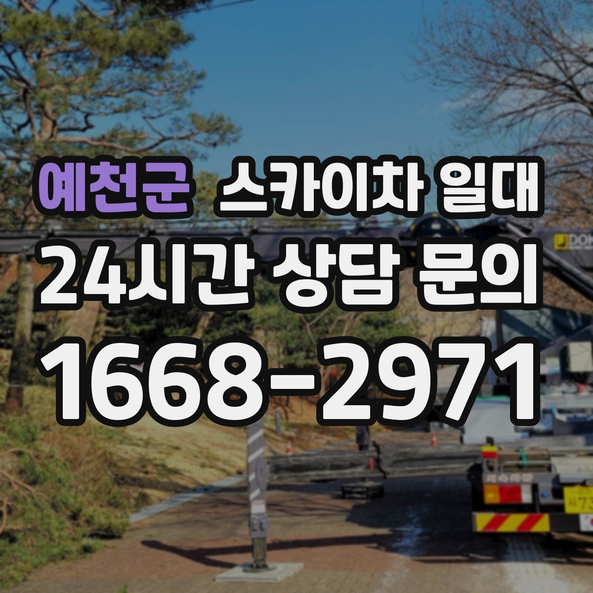 예천군 스카이차 일대