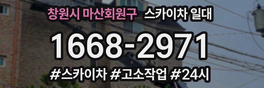 창원시 마산회원구 스카이차 일대