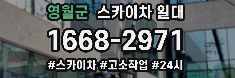 영월군 스카이차 일대